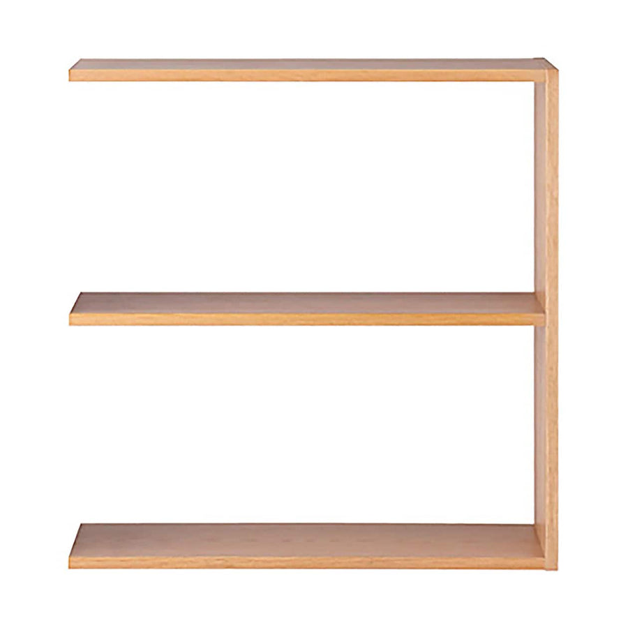 Stacking shelf, wide, additional 2 shelves, oak