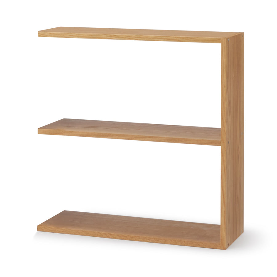 Stacking shelf, wide, additional 2 shelves, oak