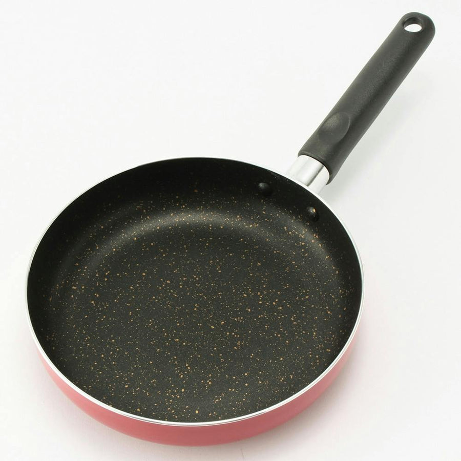 IH compatible marble shine coated frying pan 20cm IHMS20 Red