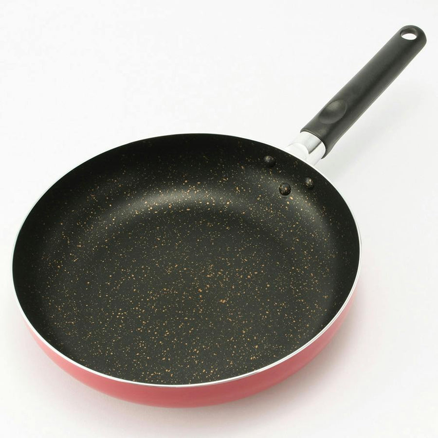 IH compatible marble shine coated frying pan 26cm IHMS26 Red