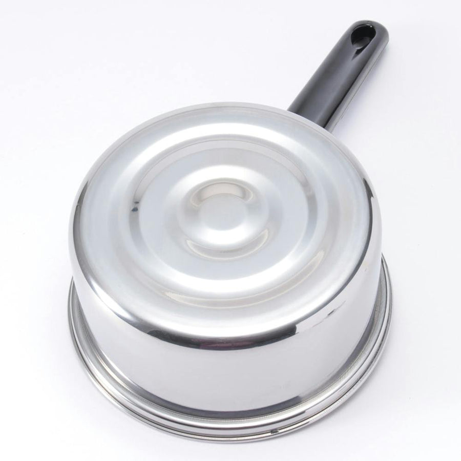 IH/Gas Stainless Steel Saucepan with Glass Lid 14cm