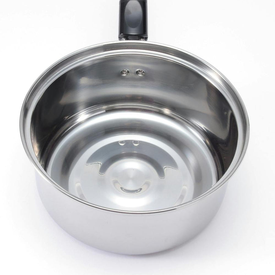 IH/Gas Stainless Steel Saucepan with Glass Lid 16cm