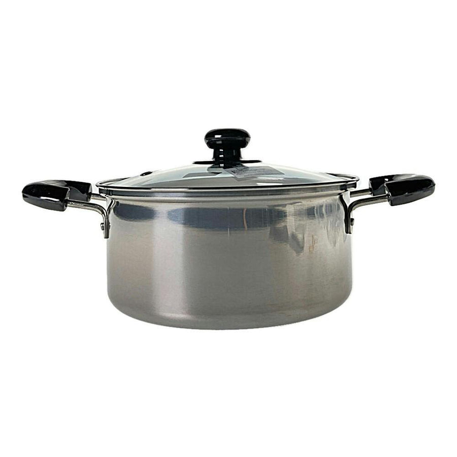 IH/Gas Stainless Steel Pot with Glass Lid, 20cm