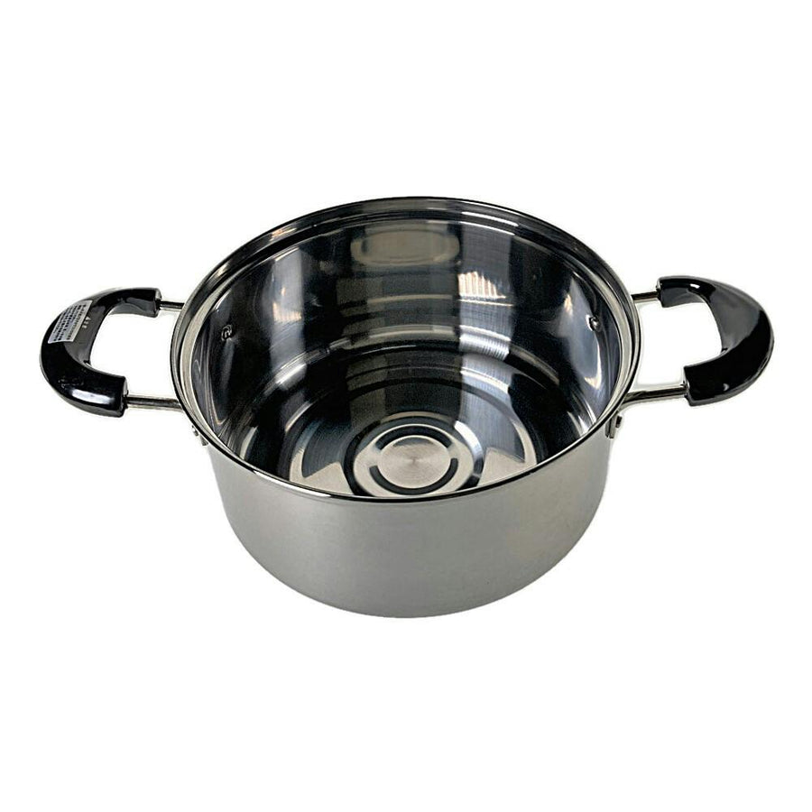 IH/Gas Stainless Steel Pot with Glass Lid, 20cm