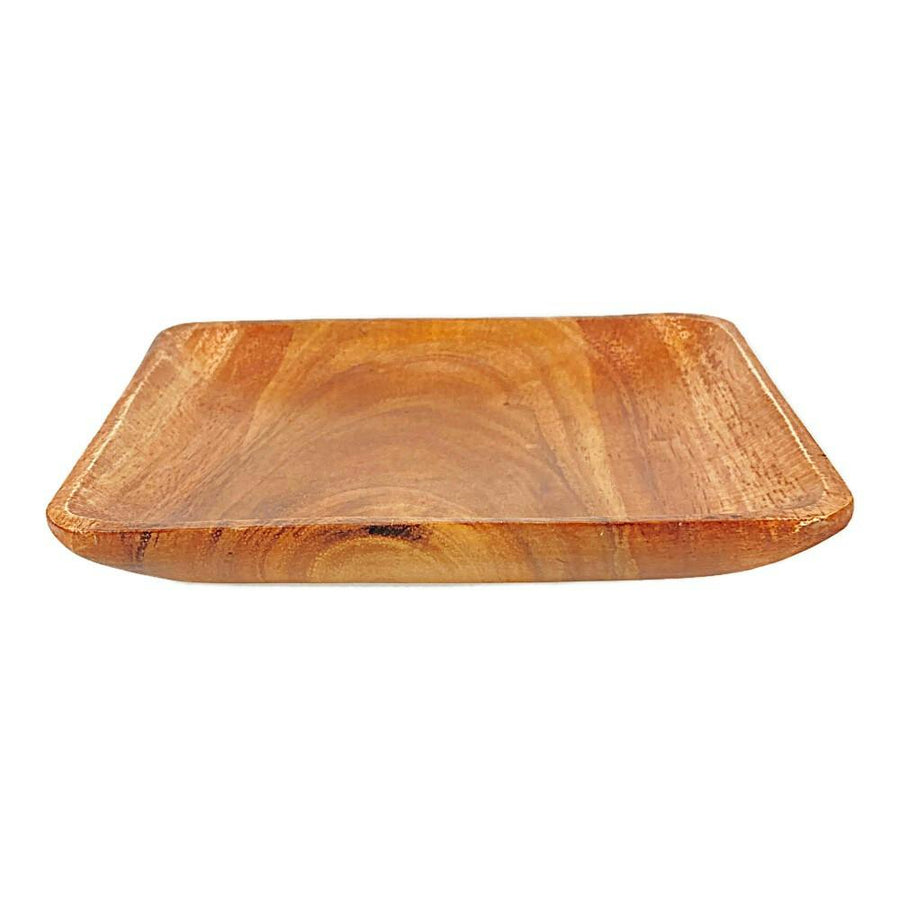 Acacia Square Plate 16cm