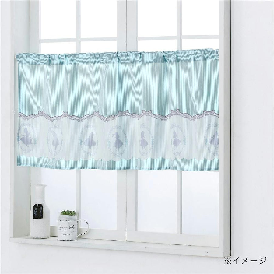 Cafe Curtain Alice in Wonderland Width 100 x Length 45cm