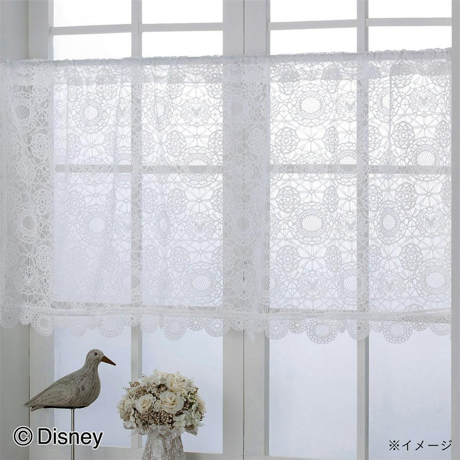 Disney cafe curtain, Mickey Mouse, width 145 x length 75 cm, washable