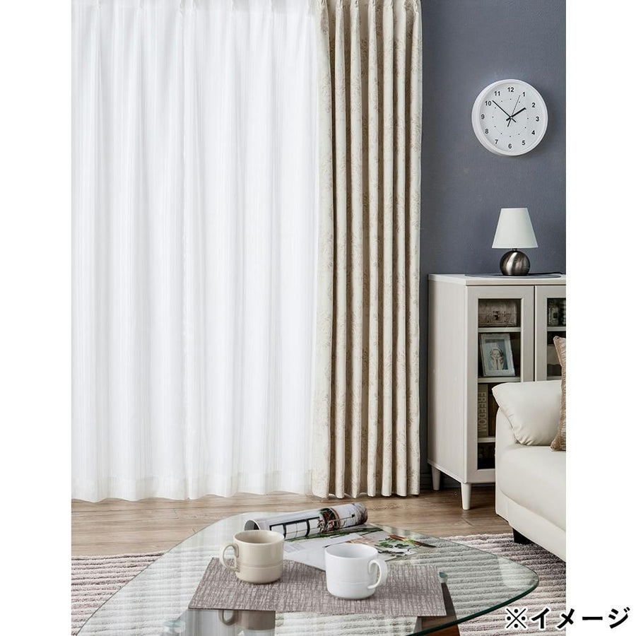 Voile Sprint White 100 x 133 cm Set of 2 Lace Curtains