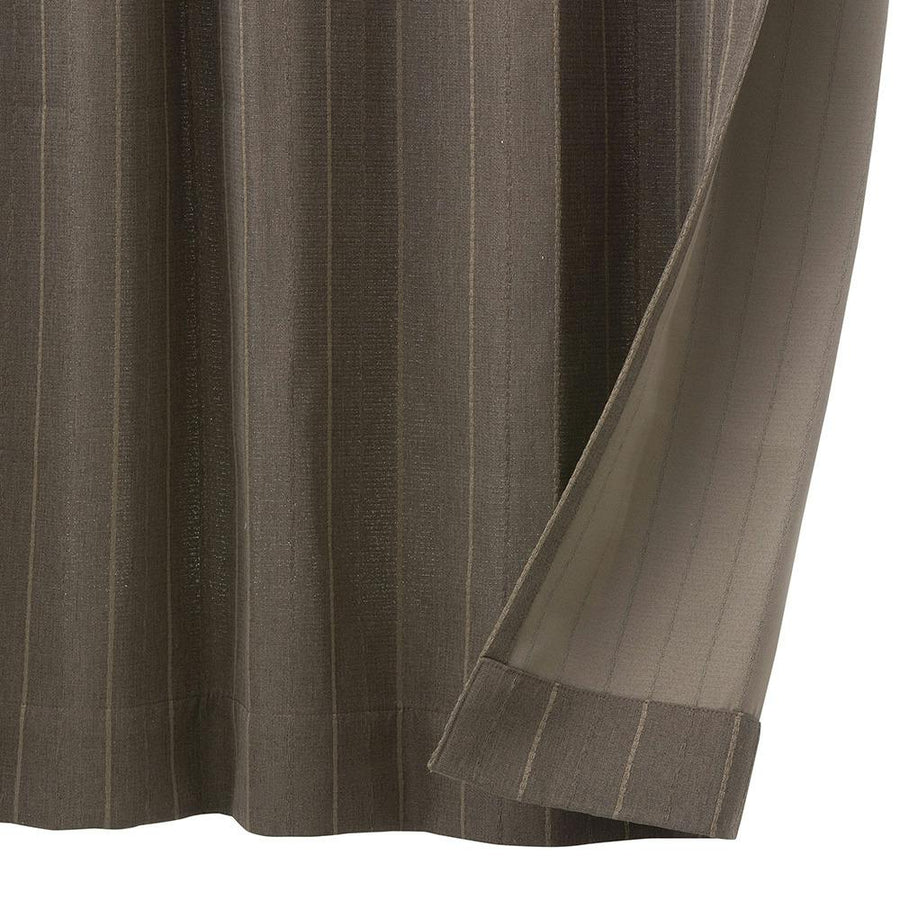 Blackout Curtains New Fine Dark Mocha 100 x 220 cm Set of 2