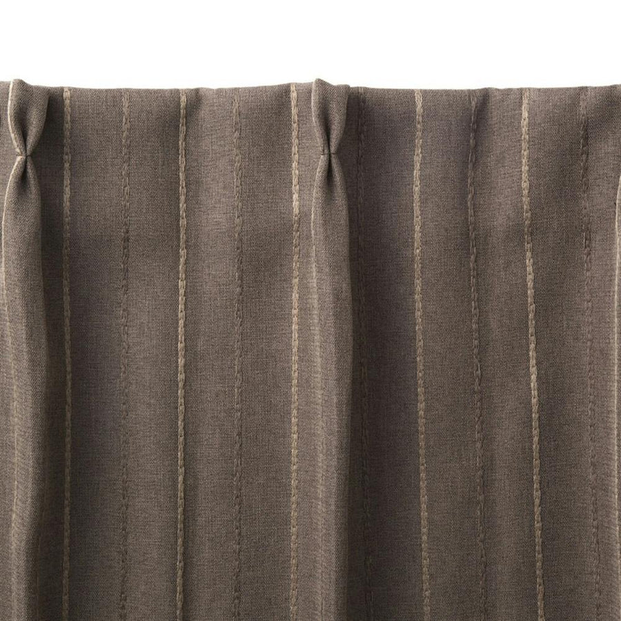 Blackout Curtains New Fine Dark Mocha 100 x 220 cm Set of 2