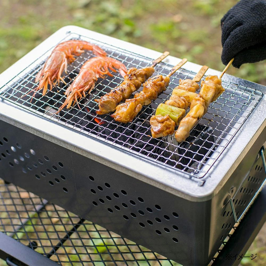 Purple square charcoal grill KS-3723