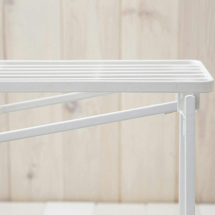 Easy-to-clean stacking rack, medium, white