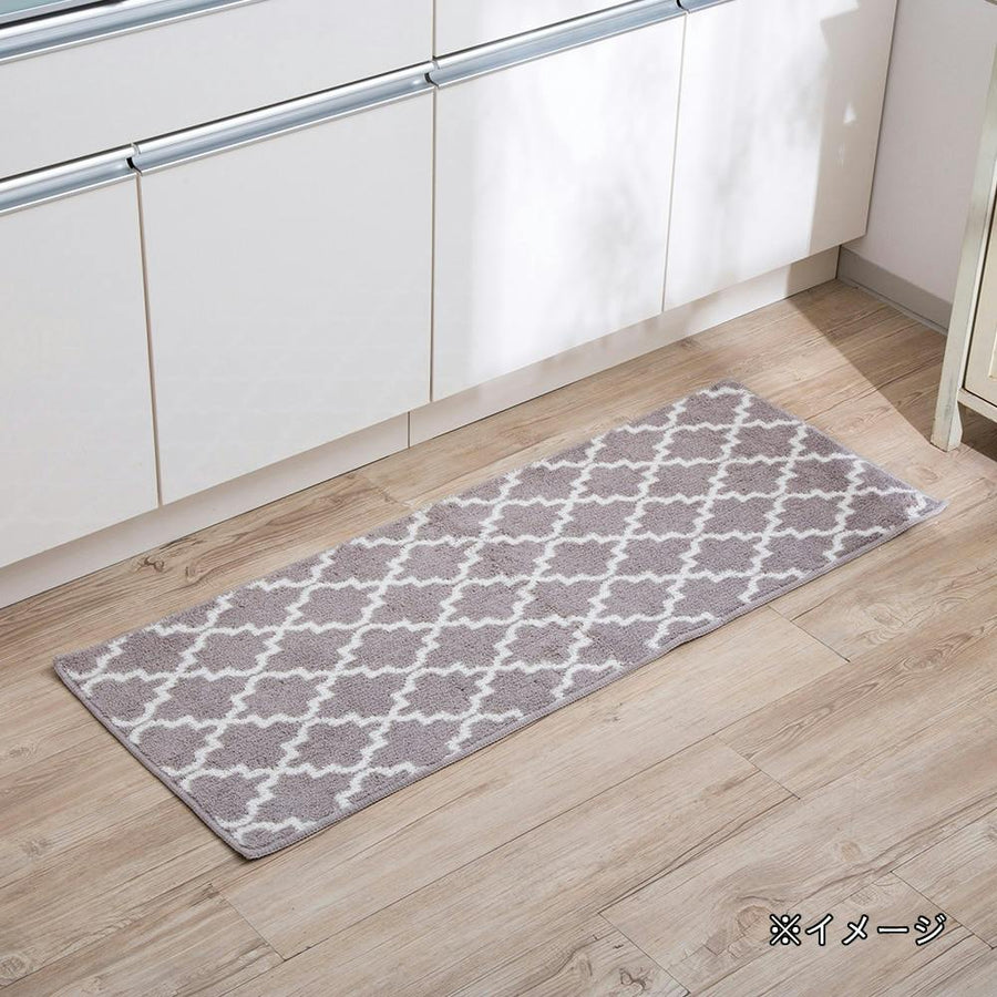 Anti-slip kitchen mat, Neokura, beige, 45 x 120 cm