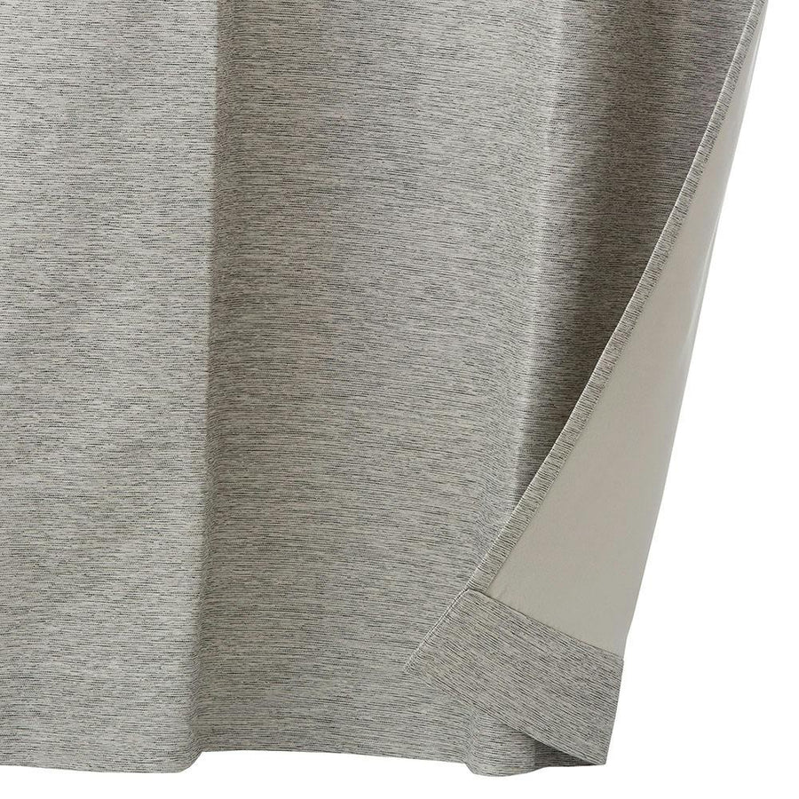 Blackout and flame-retardant curtains, Mehol, grey, 100 x 200 cm, set of 2