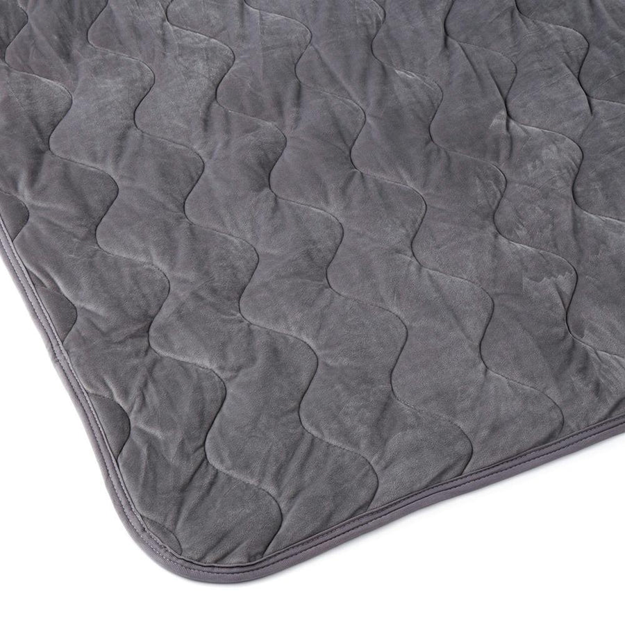 Bed Pad Short Boa Gray Semi-Double 120 x 200