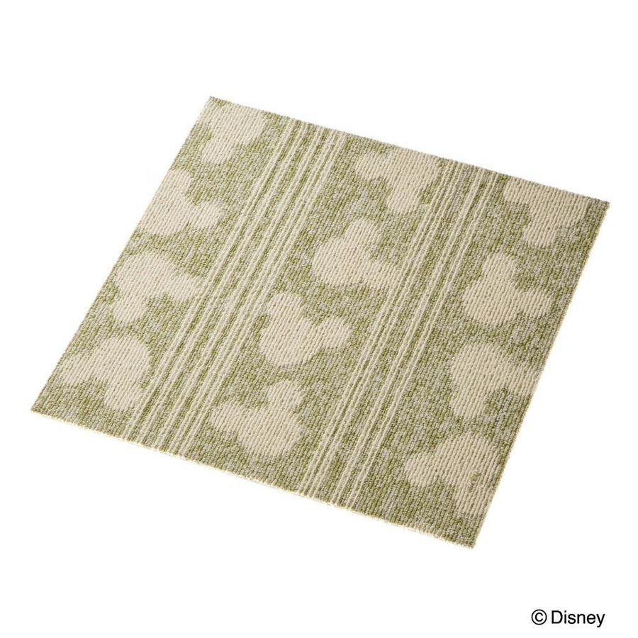 Flame-retardant Disney tile carpet, green