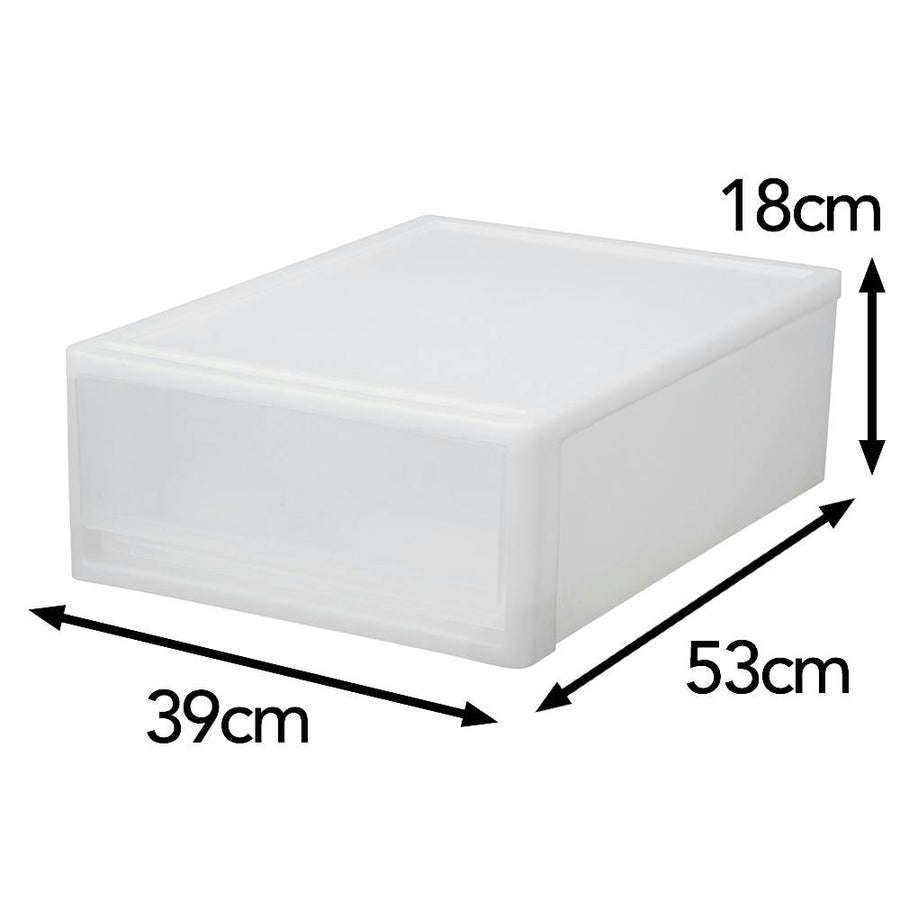 Drawer clothing case S for closets Width 39 x Depth 53 x Height 18 cm