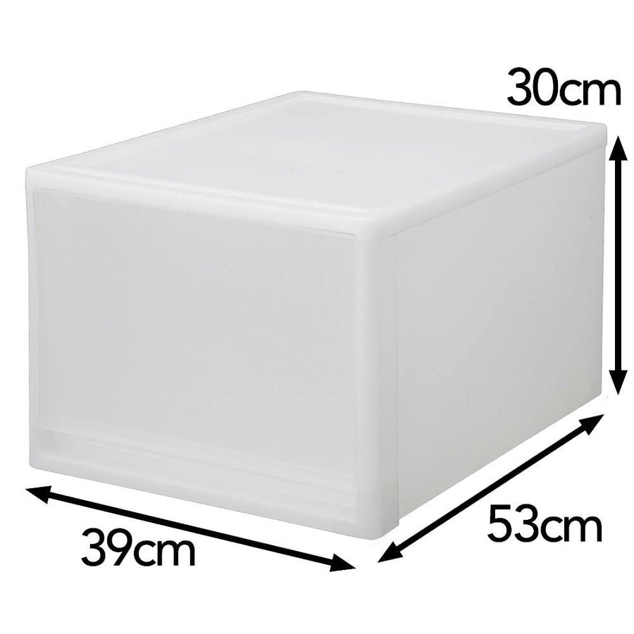 Drawer clothing case L for closets Width 39 x Depth 53 x Height 30 cm