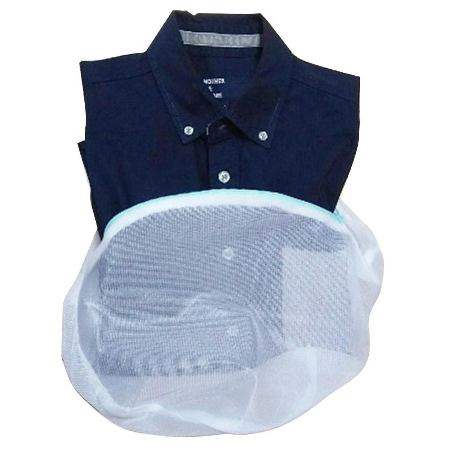 Round laundry net for dark shirts