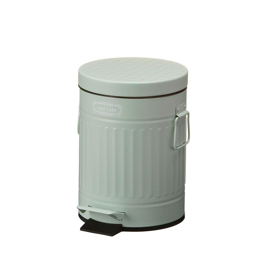 Pedal pail, round, 5L, green