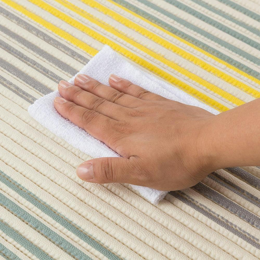 Antibacterial and antifungal cushion mat, stripe, 50 x 180