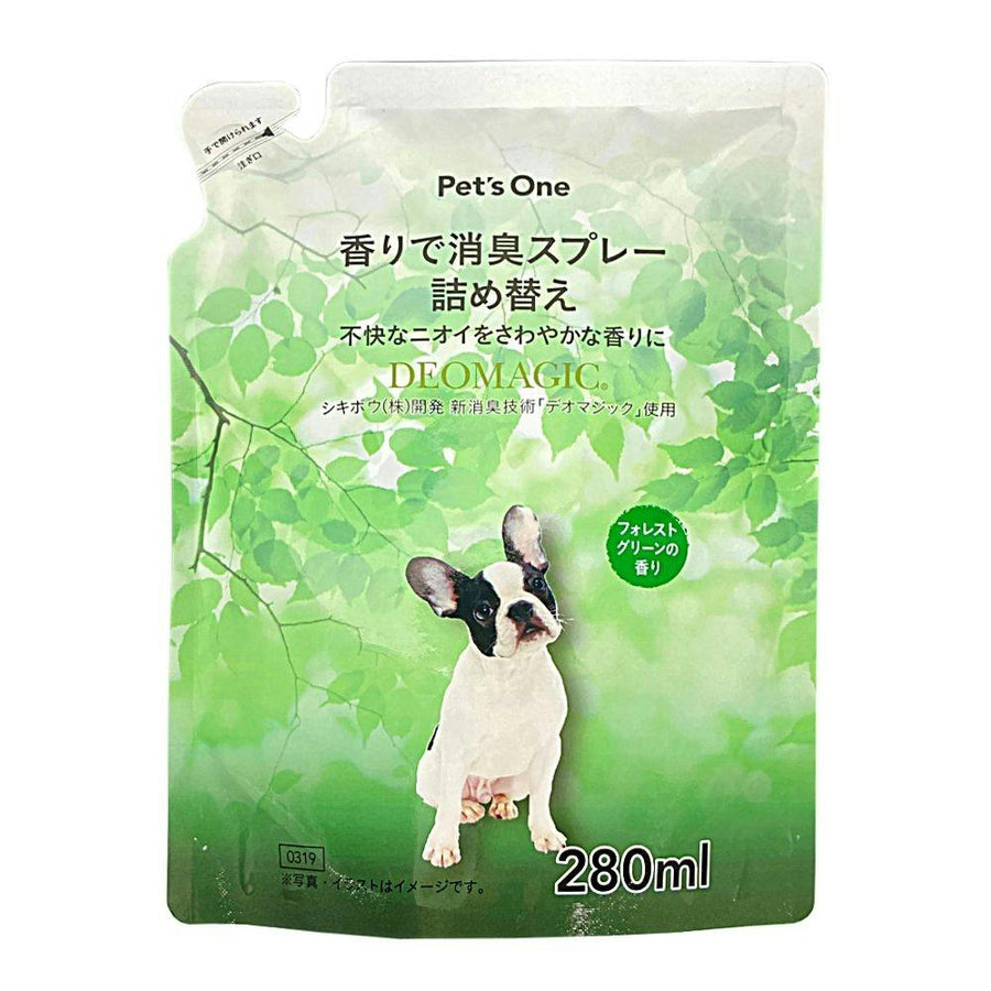 Pet’s One 香りで消臭ペットスプレー フォレストグリーンの香り 詰め替え用 280ml