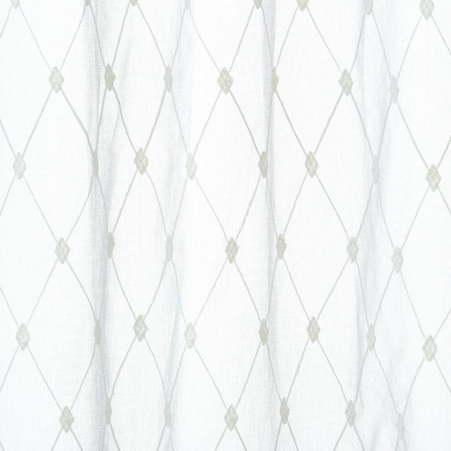 Stain-resistant Clean Argyle 100 x 108 cm 2-piece lace curtain