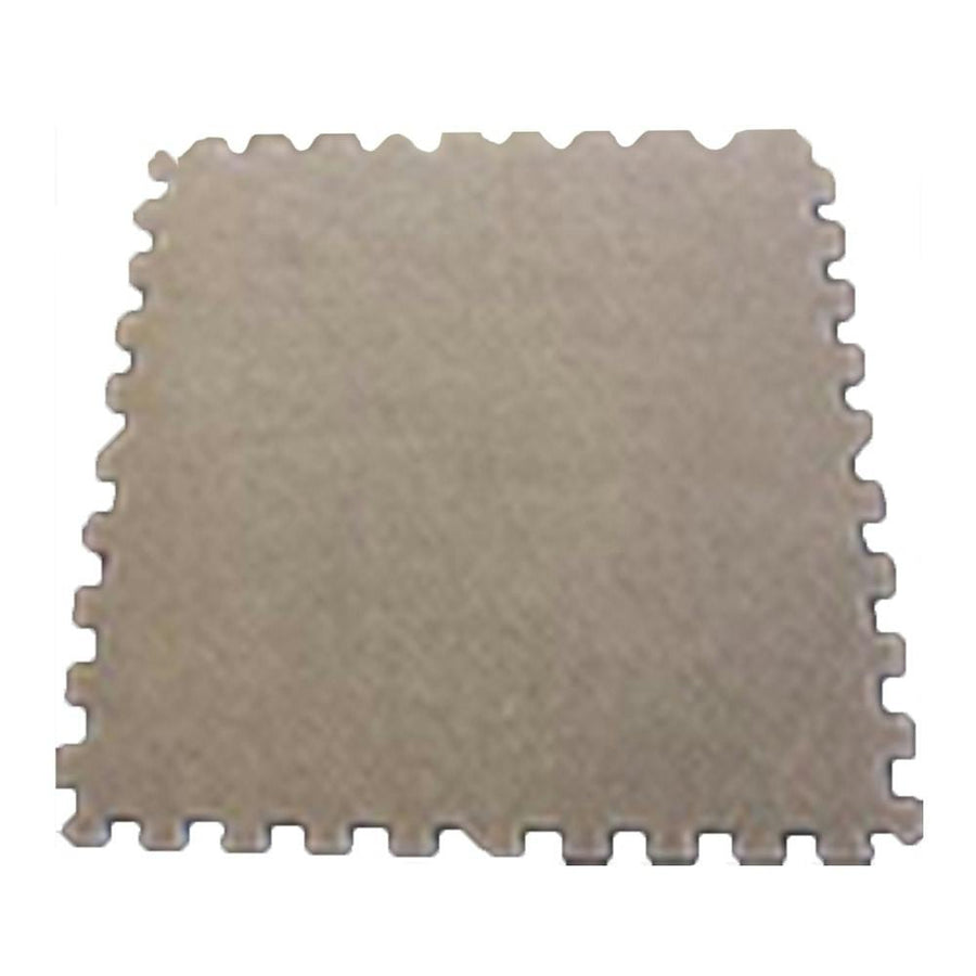 Beige joint punch mat with border, 29.5 x 29.5 cm, set of 9