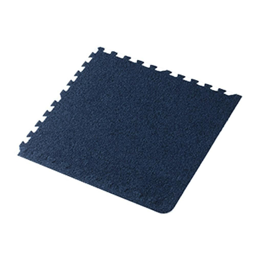 Antibacterial and deodorizing joint mat with edges, set of 9, ＆Pet, Navy