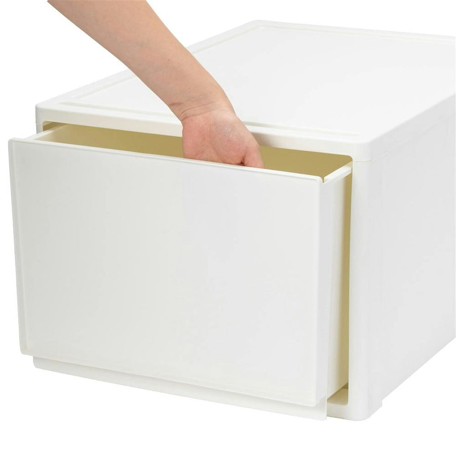 Drawer Clothes Case, White, Large