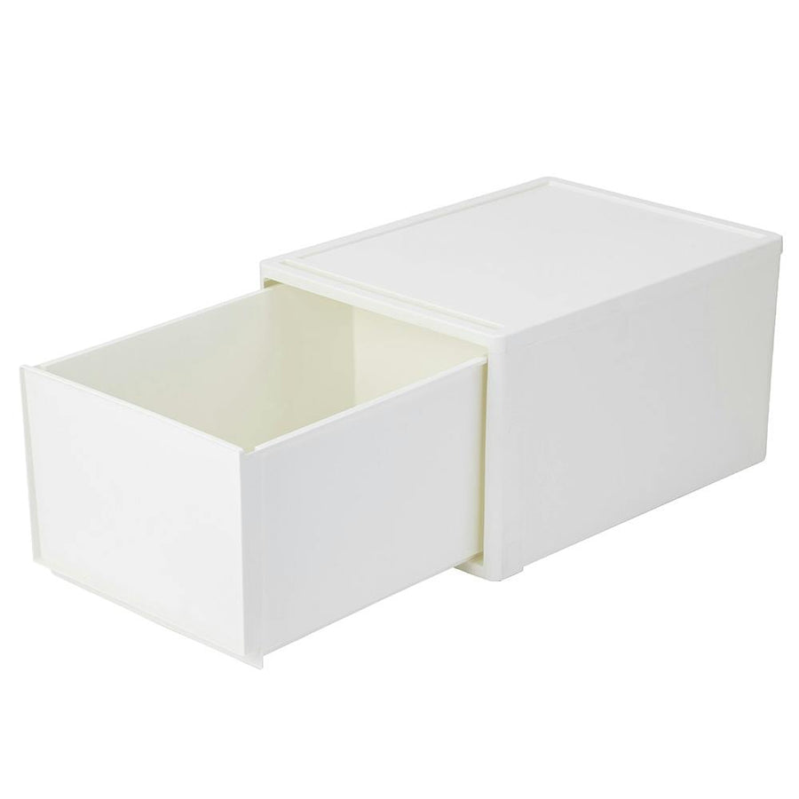 Drawer Clothes Case, White, Large