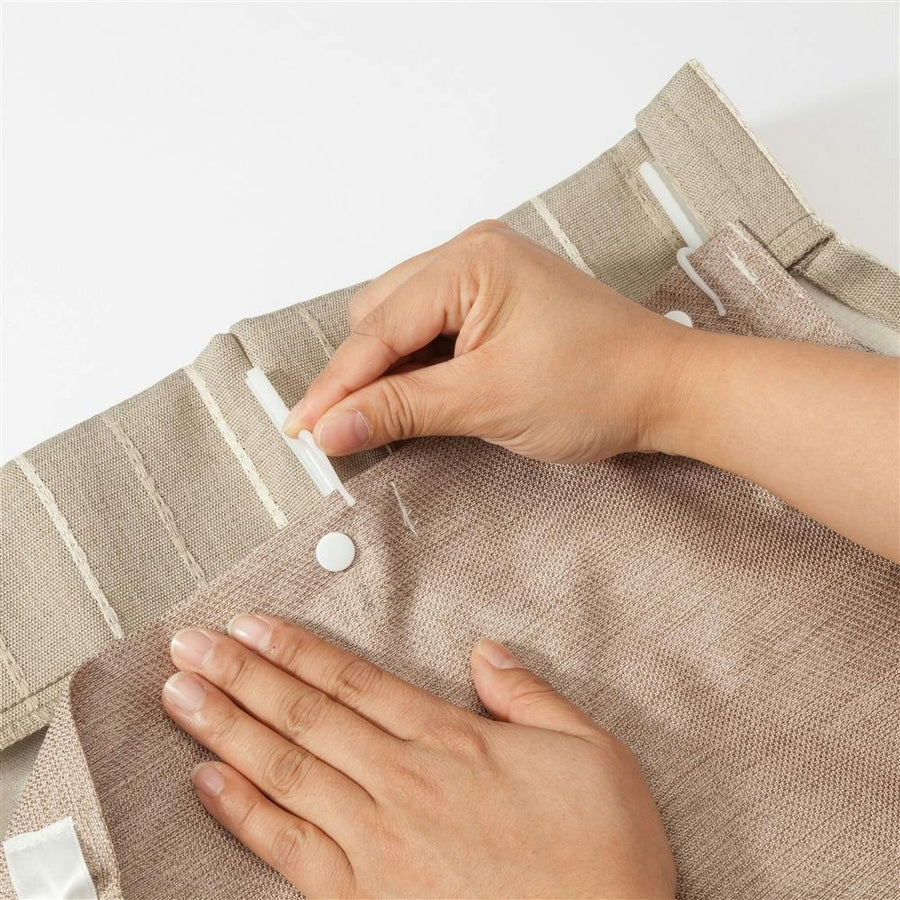 Lined curtain that blocks sunlight, sound, heat and cold 105 x 195 cm 1 piece