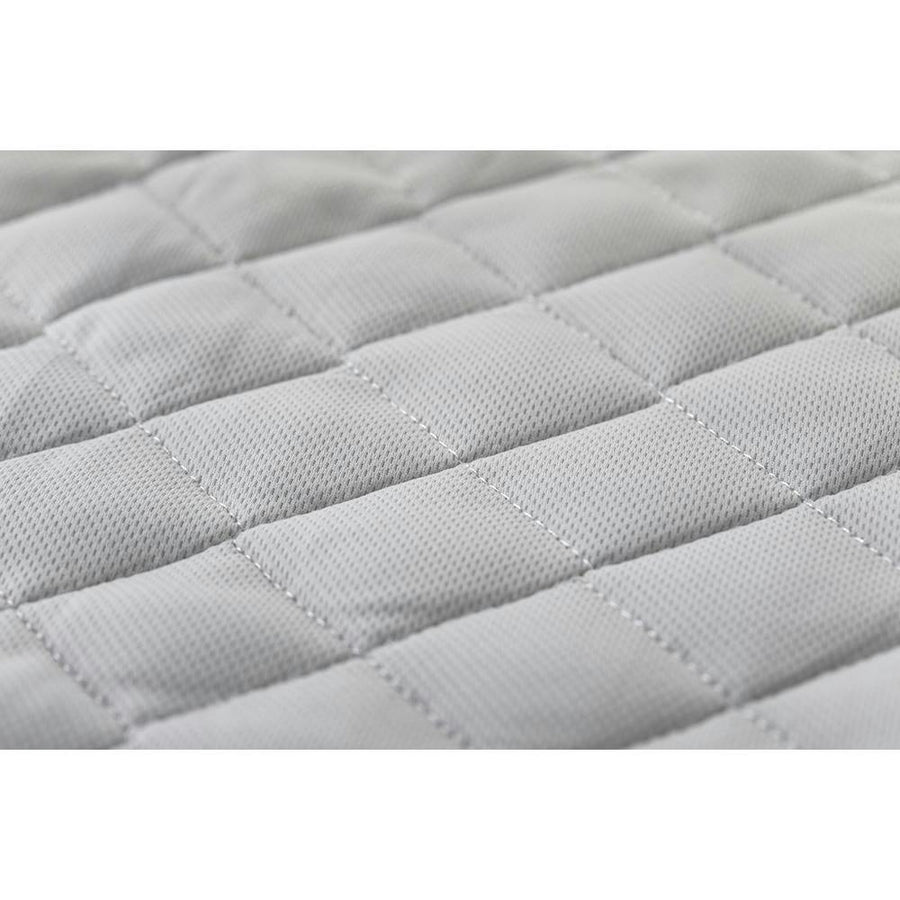 Waterproof mattress pad, knit mesh, single, grey, 100 x 200 cm