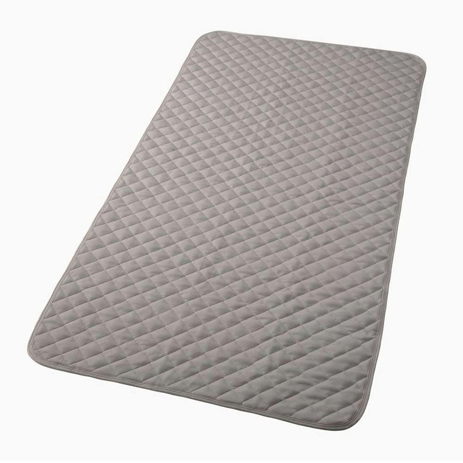 Waterproof mattress pad, knit mesh, single, grey, 100 x 200 cm