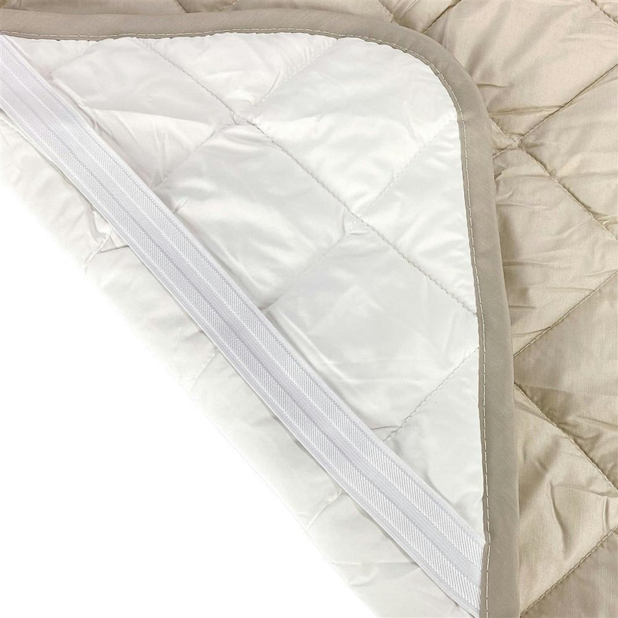 Excellent double moisture absorption and release bed pad that prevents stuffiness, single, gray, 100 x 200