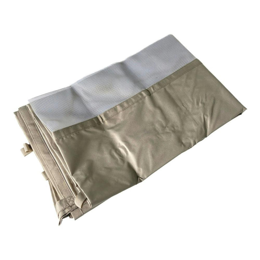 UV-blocking balcony curtains (beige)