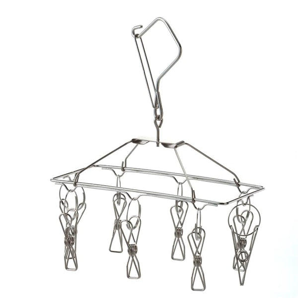 Stainless steel mini hanger with 8 pieces to prevent tangling