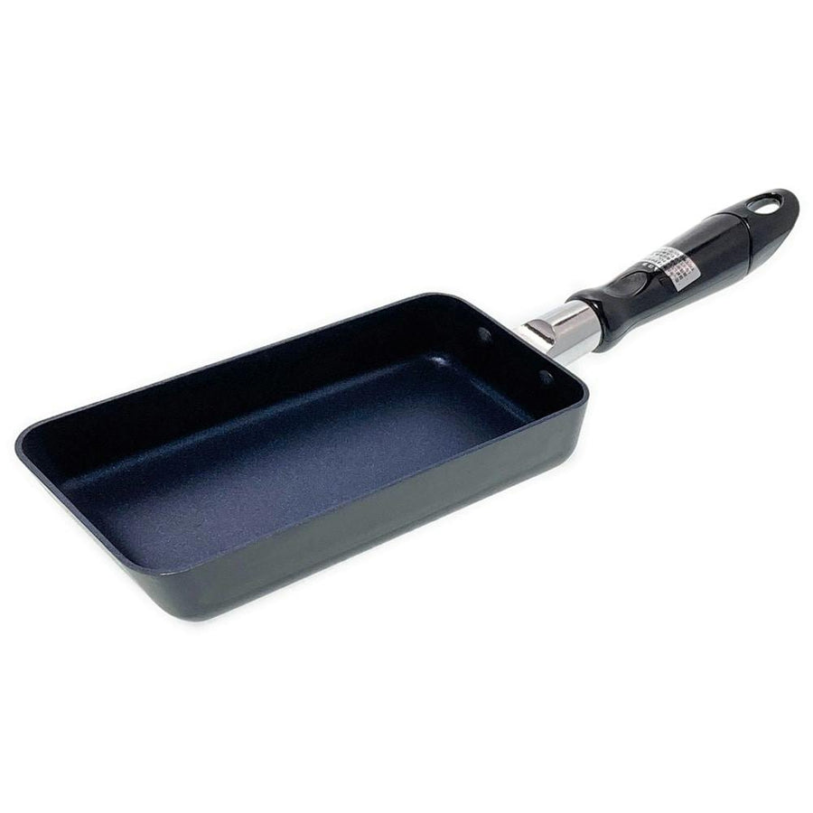 Diamond-coated long egg pan for gas stoves