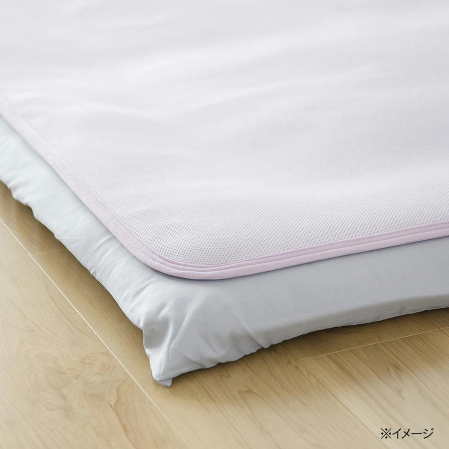 Sweat-absorbing and quick-drying mattress pad Pitapa Purple Double 140cm x 200cm