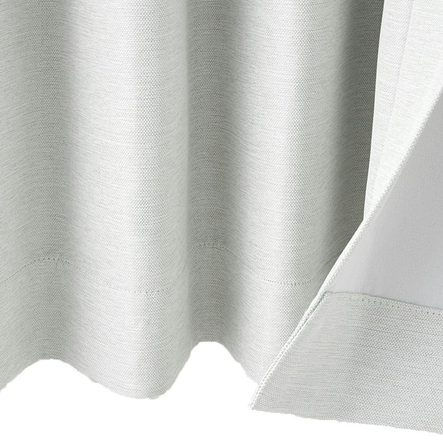 Light-colored blackout curtains, normal, white, 100 x 178 cm, set of 2