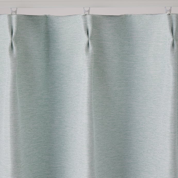 Light-colored blackout curtains, normal, mint green, 100 x 135 cm, set of 2