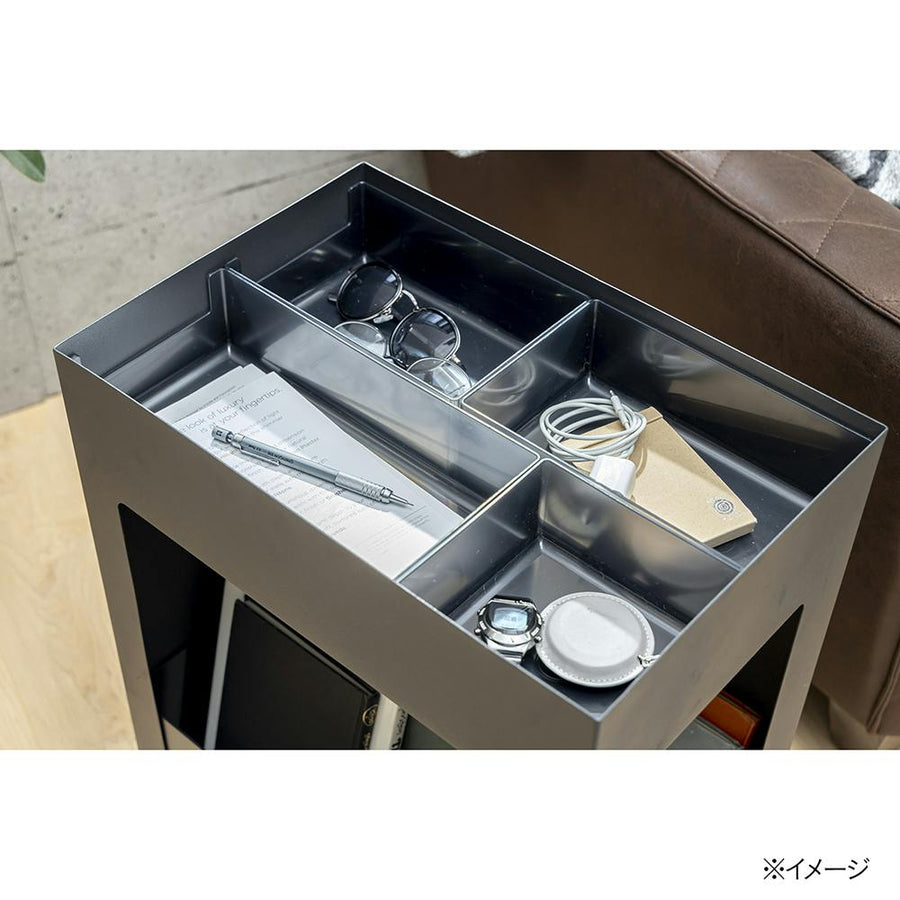 Skitto smoke black half L storage case