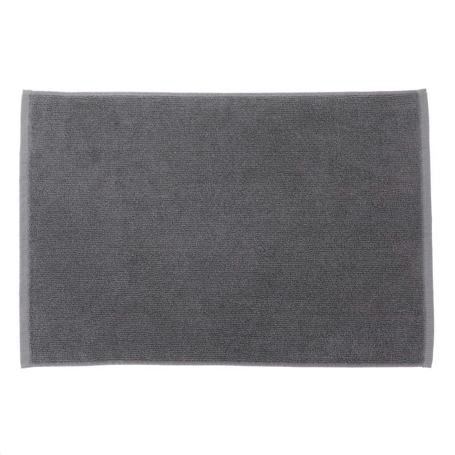 Towel bath mat, mixed, grey, 45 x 65 cm