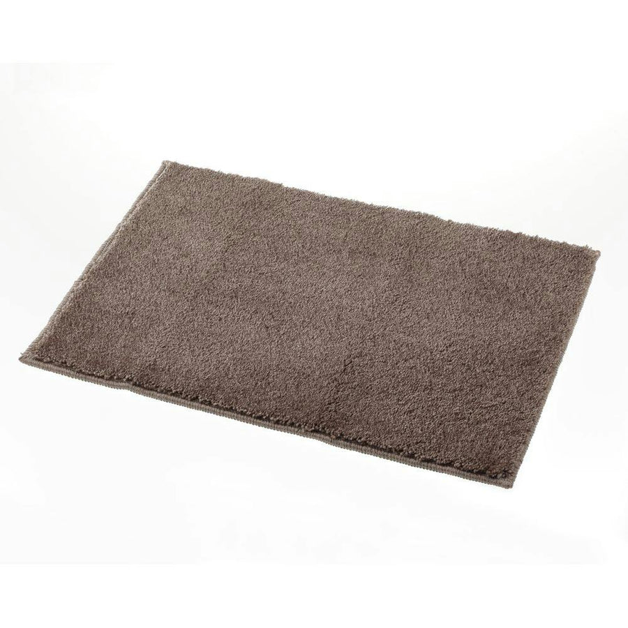 Antibacterial and deodorizing shaggy bath mat, beige, 45 x 65 cm