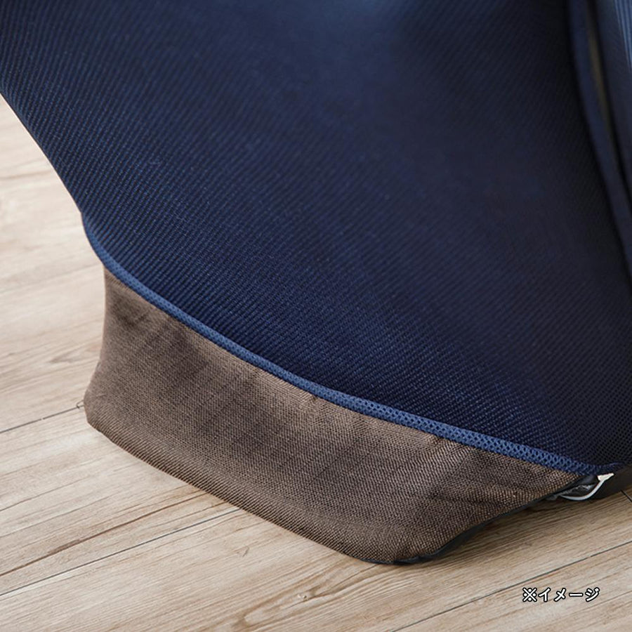 Washable mesh cover for chairs that won't fall over easily, navy blue *Cover only