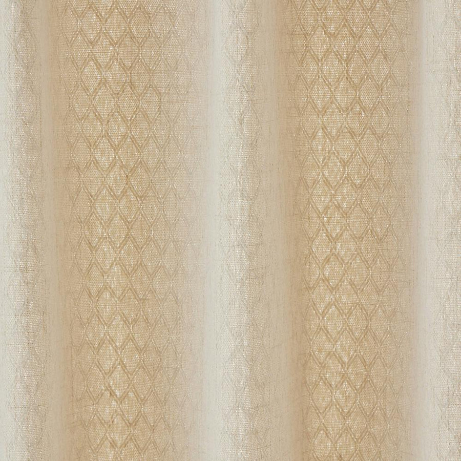 Set of 4 curtains, Alza, Ivory, 100 x 210 cm