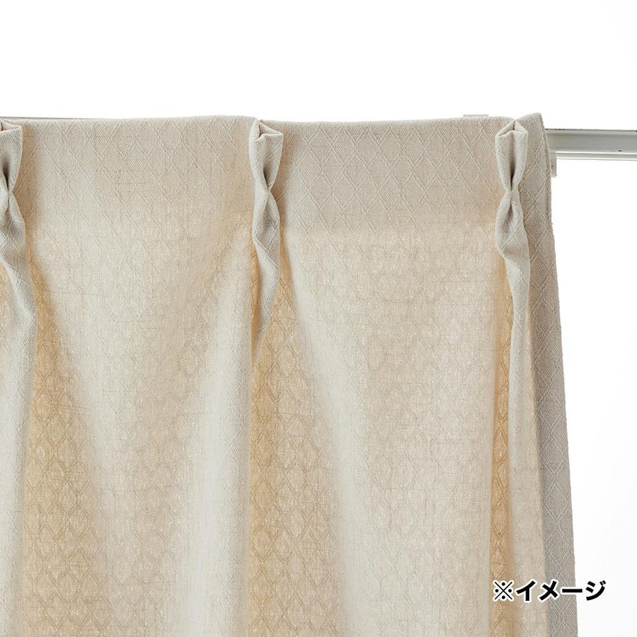 Set of 4 curtains, Alza, Ivory, 100 x 210 cm