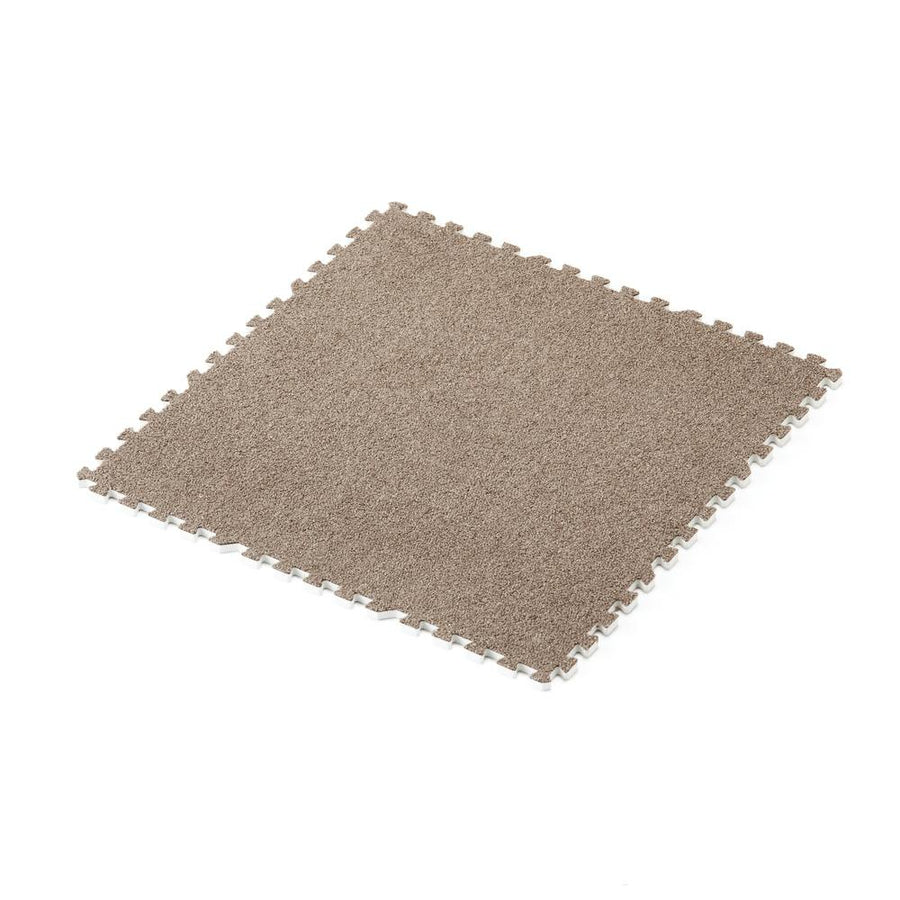 &amp;Pet Large Antibacterial and Deodorizing Joint Mat with Edge, Mocha, 45 x 45 cm, Set of 8