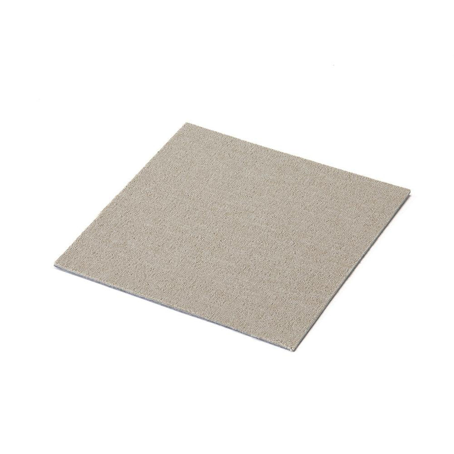 &amp;Pet Washable Adhesive Tile Carpet, Ivory, 40 x 40 cm