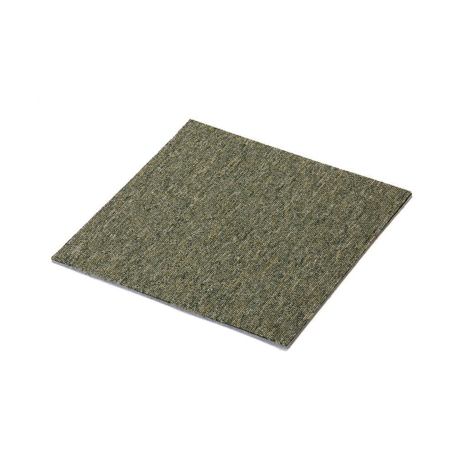 &amp;Pet Washable Adhesive Tile Carpet, Green, 40 x 40 cm